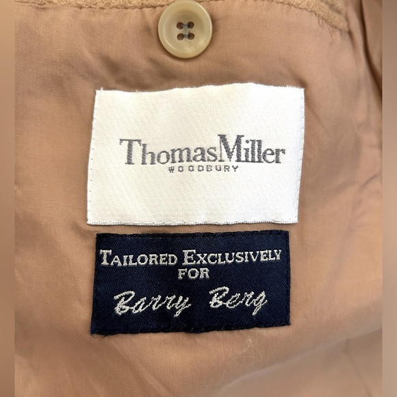 Vintage wool camel menswear blazer - custom tailored - unisex - Picture 4 of 6